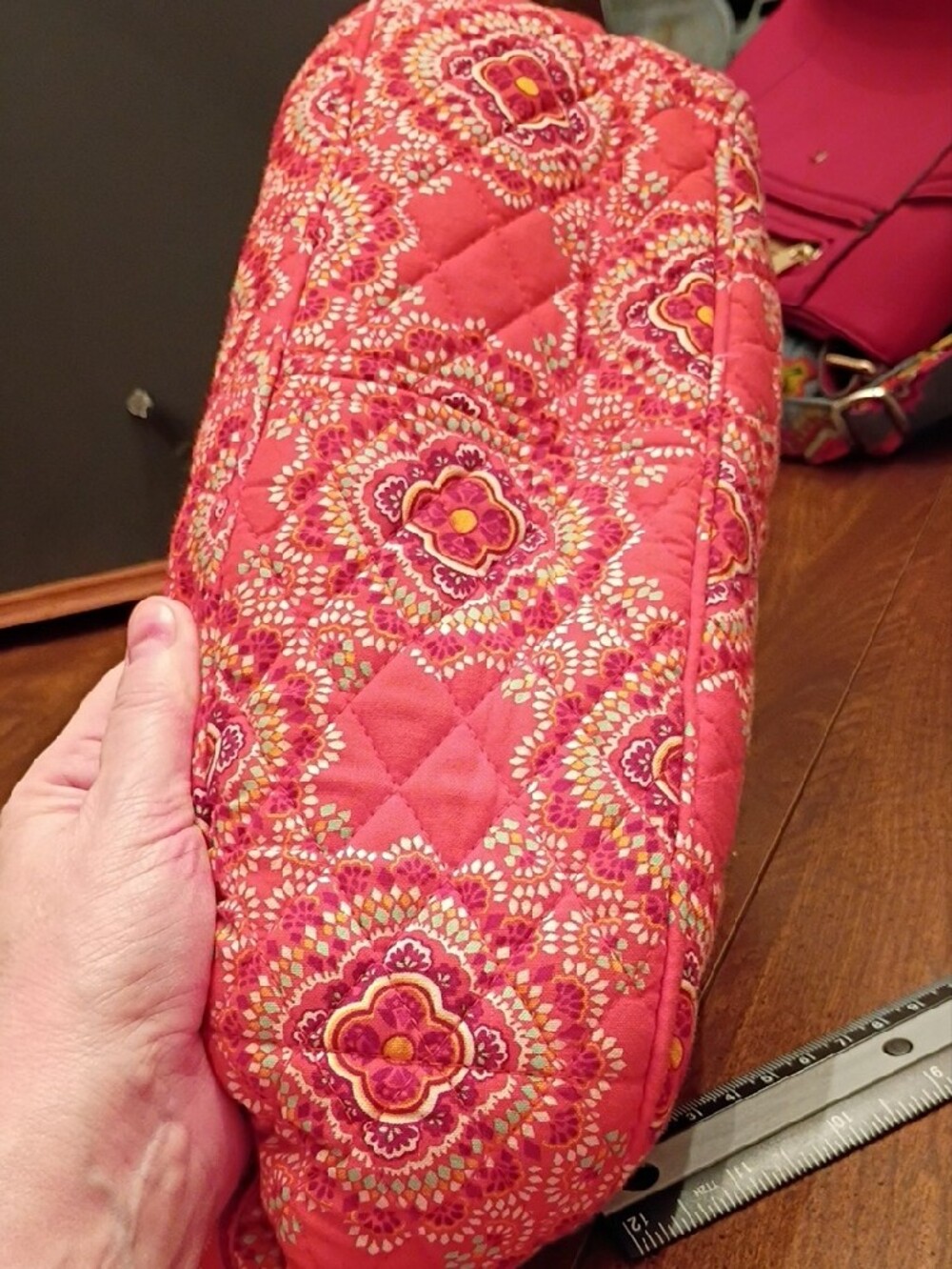 Vera Bradley Reversible Tote In Paprika Pattern - Picture 5 of 5
